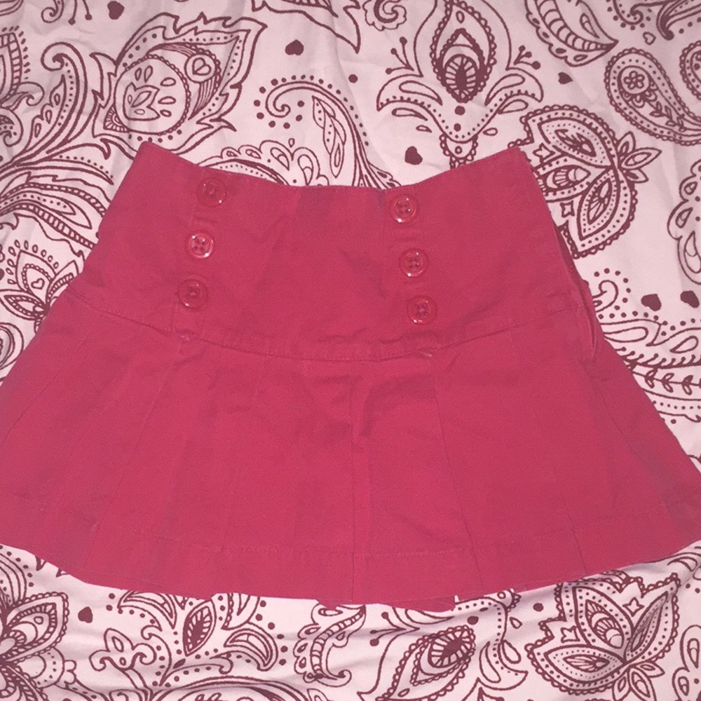 Classy Cute Pleated Skort w side zipper